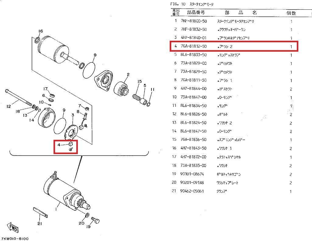 除雪機セルモーターのブラシ交換: Ｊｕｎのラジコン部屋